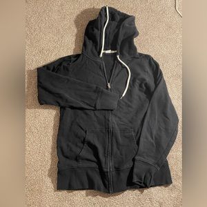 Gap zip up hoodie - black, size small